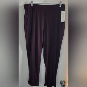 NWT EILEEN FISHER Casis SLIM pants Size MEDIUM m